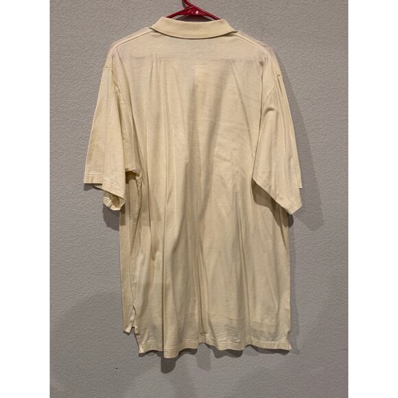 Polo Ralph Lauren Men's Golf Collared T-Shirt Cotton Ivory Size Large - Picture 2 of 4